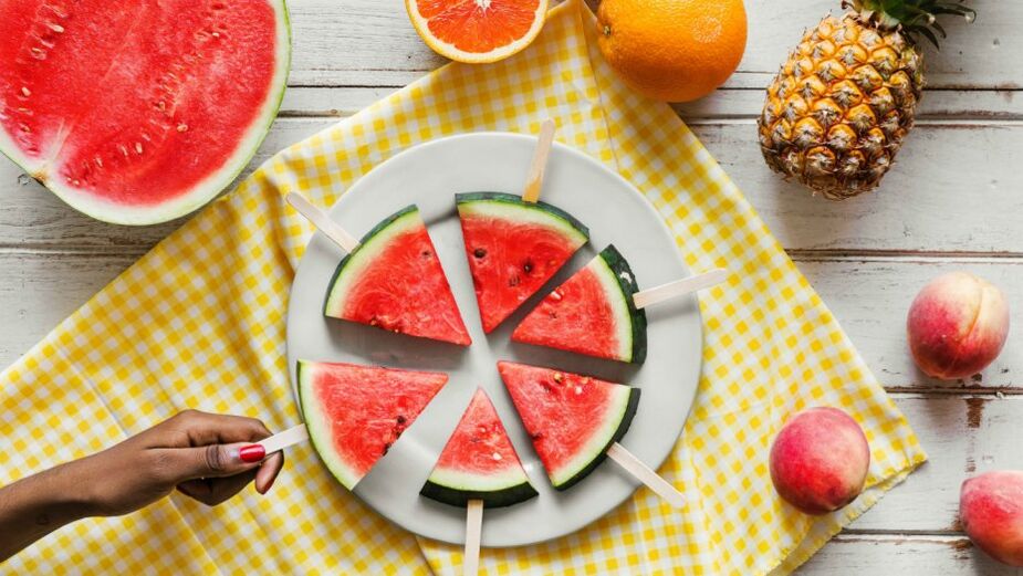 Anacos de sandía en paus